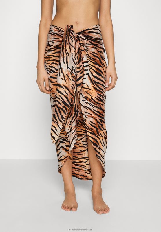 Z62T812 Women Anna Field Geo Print Sarong 917 Multi-Coloured Wrap Skirt Multi-Coloured - Image 1