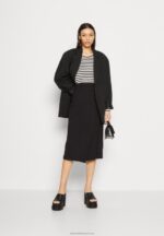 Z62T813 Women Anna Field Wrap Skirt Black - Image 2