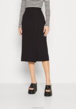 Z62T813 Women Anna Field Wrap Skirt Black