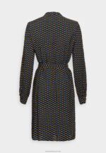 Z62T81 Women Anna Field Shirt Dress Blue/Yellow - Image 2