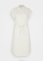 Z62T82 Women Anna Field Shirt Dress Beige - Image 5