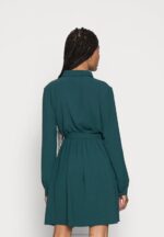 Z62T83 Women Anna Field Shirt Dress Dark Green - Image 3