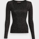 Z62T854 Women Anna Field Lurex Jumper Black