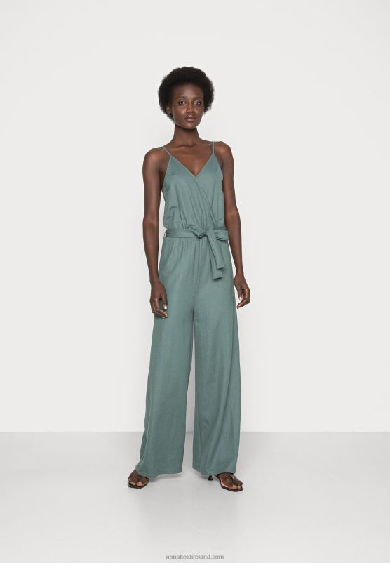 z62t867_women_anna_field_jumpsuit_light_green.jpg Z62T867 Women Anna Field Jumpsuit Light Green - Image 1