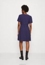 Z62T88 Women Anna Field Shirt Dress Dark Blue - Image 3