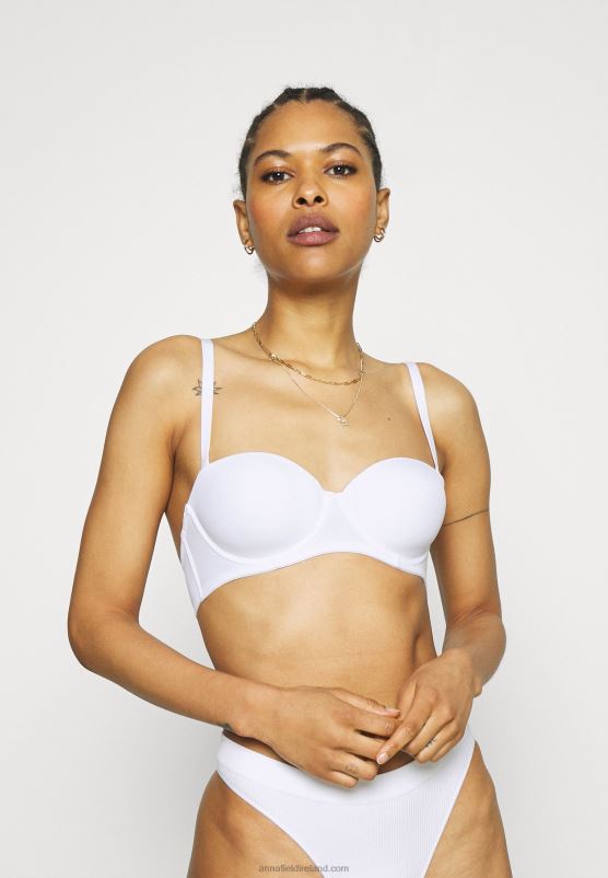 Z62T925 Women Anna Field 2 Pack Multiway Strapless Bra White/Nude - Image 2