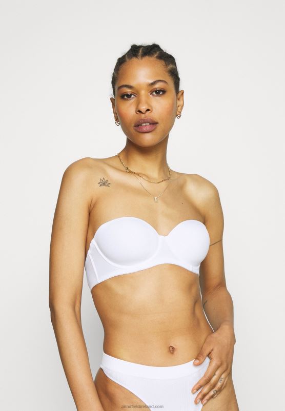 Z62T925 Women Anna Field 2 Pack Multiway Strapless Bra White/Nude - Image 7