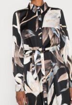 Z62T93 Women Anna Field Shirt Dress Black/Multi Coloured - Image 5