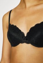Z62T943 Women Anna Field 2 Pack Lace T Shirt Bra Underwired Bra White/Black - Image 6