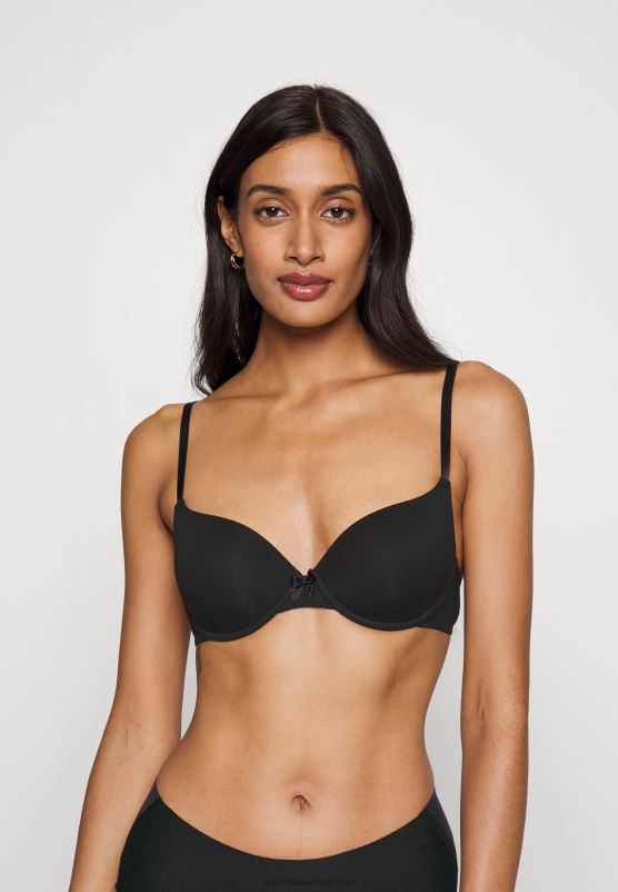 Z62T944 Women Anna Field 3 Pack T-Shirt Bra Black/Nude/Brown - Image 2