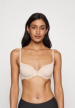 Z62T944 Women Anna Field 3 Pack T-Shirt Bra Black/Nude/Brown - Image 5
