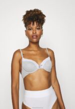 Z62T945 Women Anna Field 3 Pack Underwired Bra Grey - Image 4