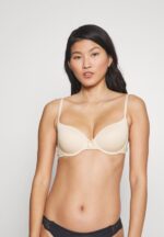 Z62T948 Women Anna Field 2 Pack Underwired Bra Black/Nude - Image 4