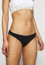 Z62T953 Women Anna Field 7Pp Cotton And Lace Brazilian Briefs Pink/White/Black - Image 4