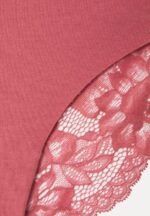 Z62T953 Women Anna Field 7Pp Cotton And Lace Brazilian Briefs Pink/White/Black - Image 9