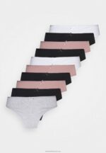 Z62T957 Women Anna Field Shannon 10 Pack Brief Briefs Pink/Grey