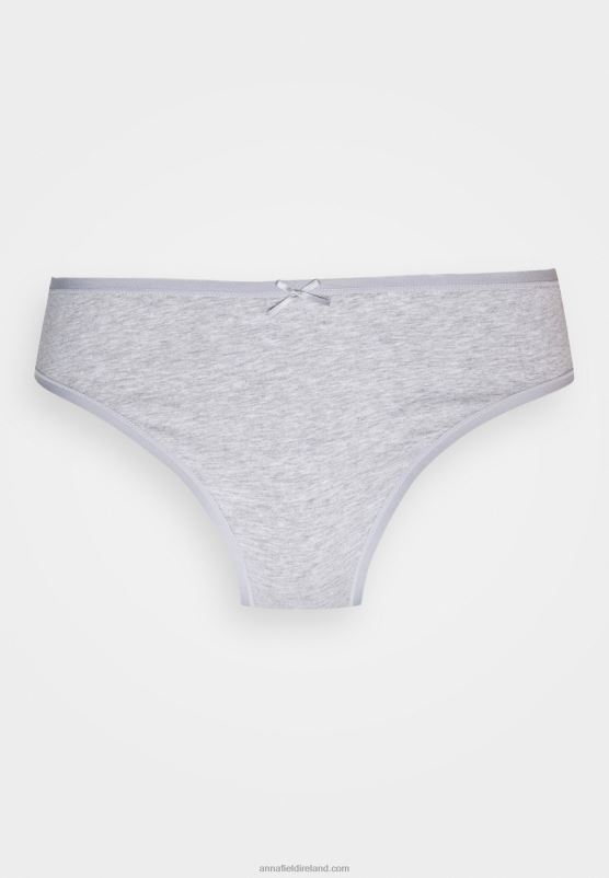 Z62T957 Women Anna Field Shannon 10 Pack Brief Briefs Pink/Grey - Image 5