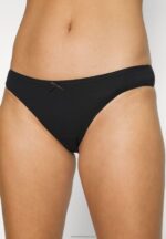 Z62T959 Women Anna Field Shannon 10 Pack Brief Briefs Black - Image 5