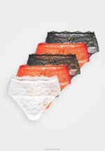 Z62T962 Women Anna Field 5 Pack Thong Red - Image 6