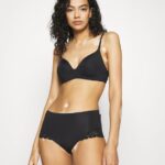 Z62T968 Women Anna Field Juniper 5Pp Highwaist Briefs Black