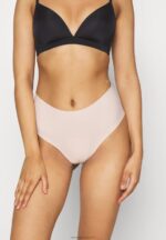 Z62T974 Women Anna Field Jagger 7Pp Brief Hw Micro Pants White/Black/Nude - Image 5