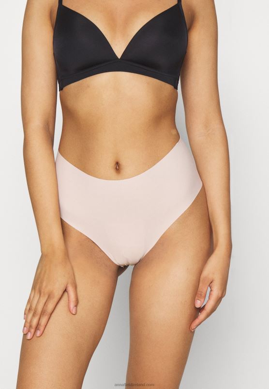 Z62T974 Women Anna Field Jagger 7Pp Brief Hw Micro Pants White/Black/Nude - Image 5