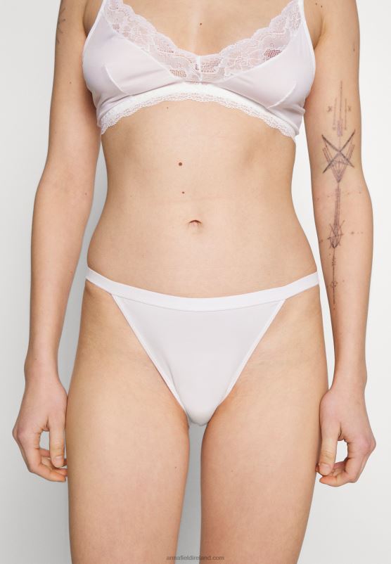 Z62T975 Women Anna Field 5 Pack Briefs White/Dark Blue/Nude - Image 2