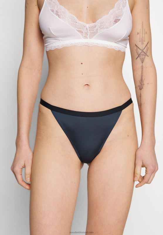 Z62T975 Women Anna Field 5 Pack Briefs White/Dark Blue/Nude - Image 3