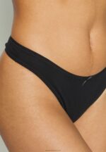 Z62T976 Women Anna Field Georgina 7Pp Thong Cotton Thong Black/Grey - Image 6
