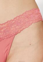Z62T980 Women Anna Field 5 Pack Thong Pink/Black - Image 7