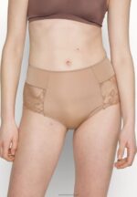 Z62T987 Women Anna Field 2 Pack Briefs Black/Nude - Image 2