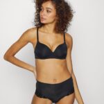 Z62T989 Women Anna Field Juniper 3Pp High Waist Briefs Black