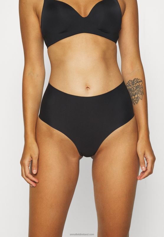 Z62T990 Women Anna Field Jagger 7Pp Brief Hw Micro Pants Black - Image 2