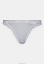 Z62T1007 Women Anna Field 5 Pack Thong Nude/Black