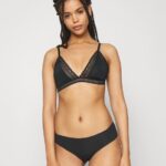 Z62T1009 Women Anna Field Frolice 10Pp Short Briefs Black