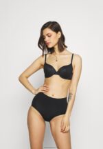 Z62T1010 Women Anna Field 2Pp High Waist Brief Briefs Black