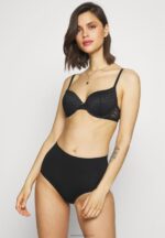 Z62T1010 Women Anna Field 2Pp High Waist Brief Briefs Black - Image 5
