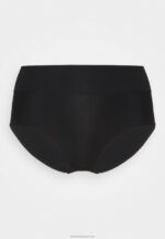 Z62T1010 Women Anna Field 2Pp High Waist Brief Briefs Black - Image 7