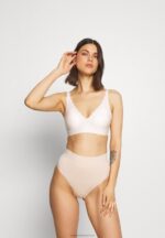 Z62T1015 Women Anna Field 2Pp High Waist Thong Thong Beige