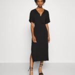 Z62T101 Women Anna Field Jersey Dress Black