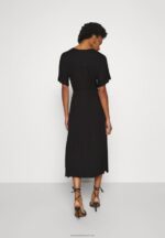 Z62T101 Women Anna Field Jersey Dress Black - Image 3