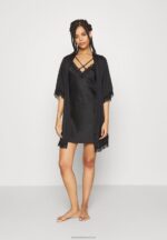 Z62T1046 Women Anna Field Nightie Black - Image 2