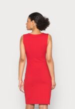 Z62T104 Women Anna Field Jersey Dress Red - Image 3