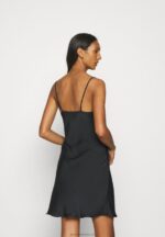 Z62T1050 Women Anna Field Hammered Satin Nightie Nightie Black - Image 3