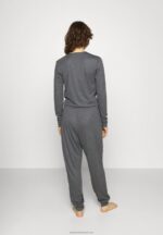 Z62T1058 Women Anna Field Pyjamas Dark Grey - Image 3