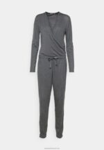 Z62T1058 Women Anna Field Pyjamas Dark Grey - Image 6