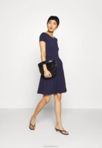 Z62T105 Women Anna Field Jersey Dress Maritime Blue - Image 2