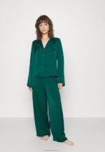 Z62T1064 Women Anna Field Gift Box Pj Set Pyjamas Green
