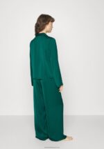 Z62T1064 Women Anna Field Gift Box Pj Set Pyjamas Green - Image 3