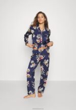 Z62T1070 Women Anna Field Set Pyjamas Dark Blue - Image 2